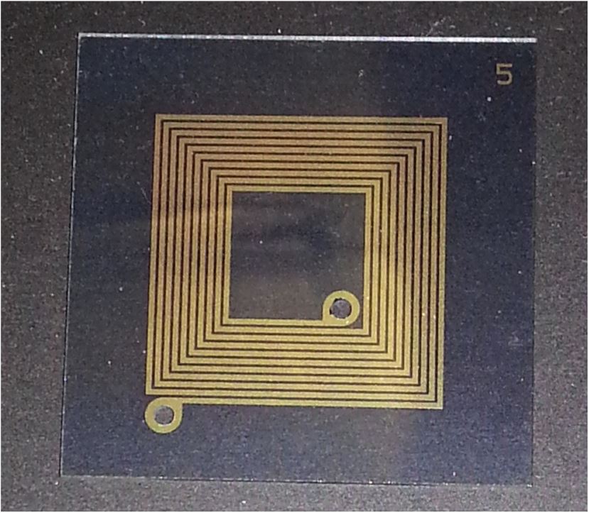 Photograph of the YBCO coil.
